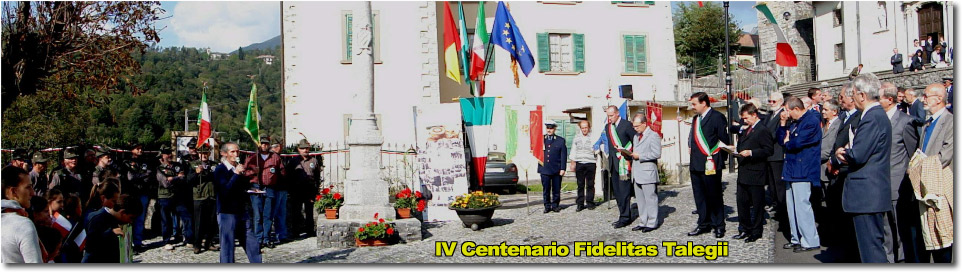 Cerimonia commemorativa Fidelitas Talegii