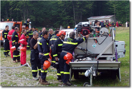 Esercitazione Antincendio Valle Brembana