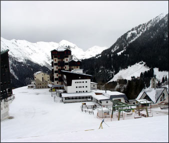 Il Piazzale Alberghi di Foppolo